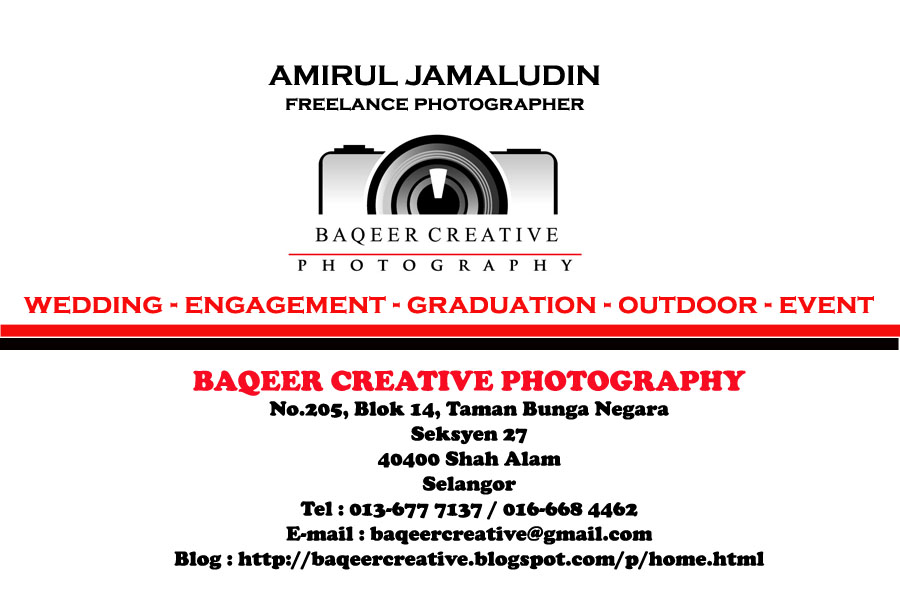 Baqeer Creative Photography Biz+kad+2