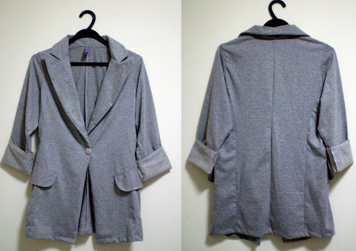 Topshop Grey Blazer