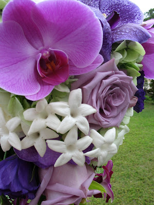 wedding flowers purple 