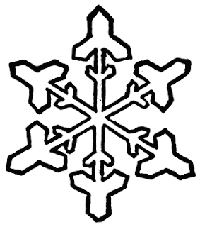 Black and white snowflake clipart images