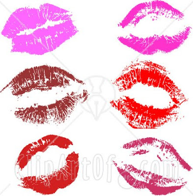 clipart lipstick kiss