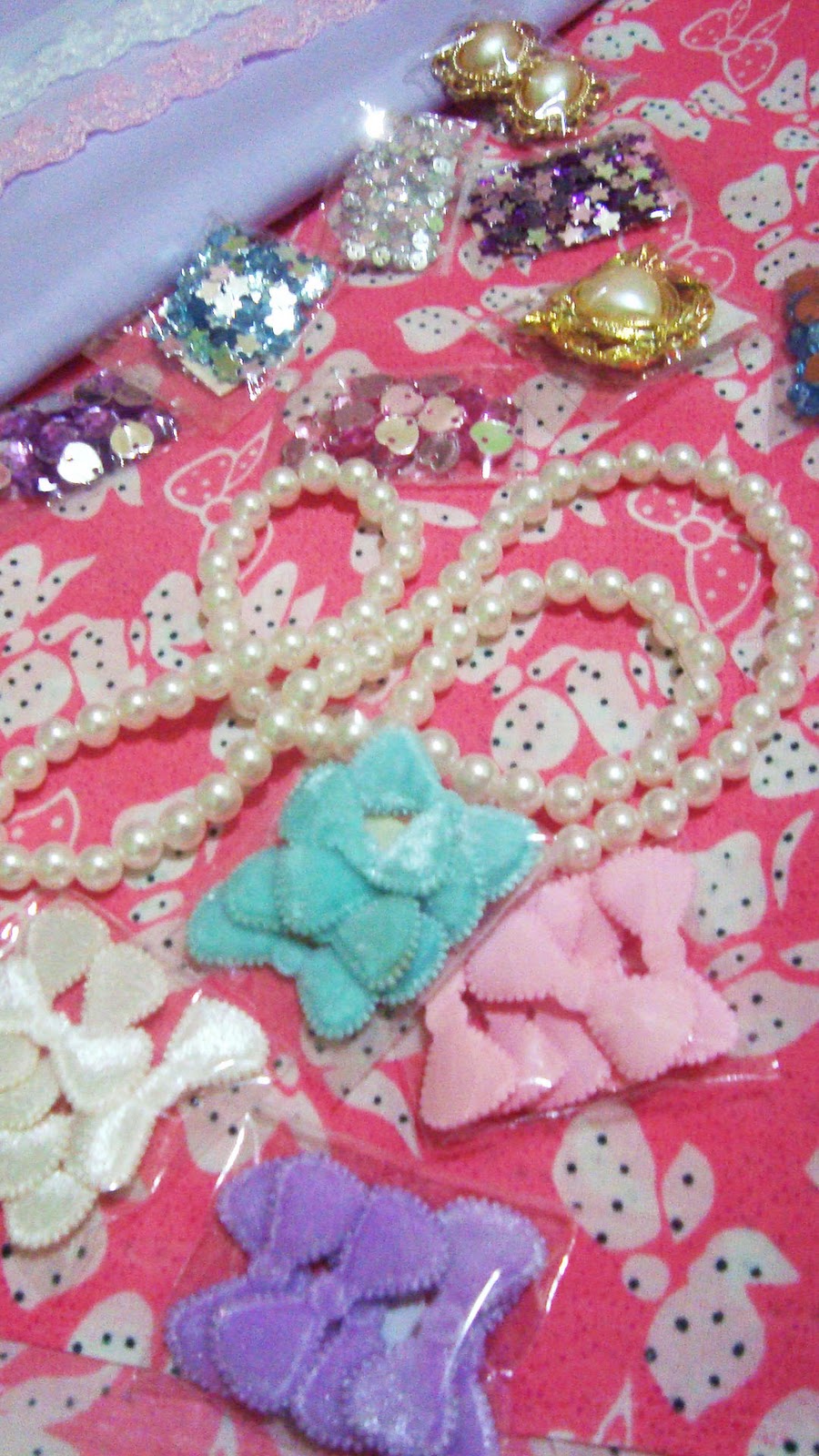 Cherry Kisses Ribbon Fabric ☆ Divisoria Loot