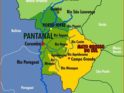 Mapa Do Brasil Pantanal