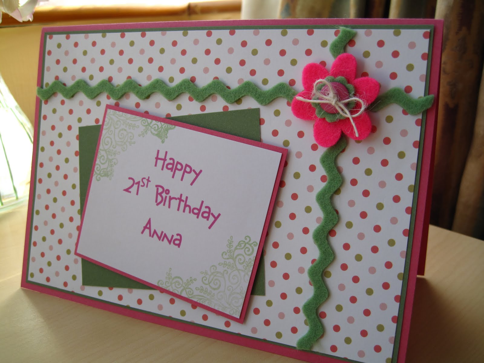 Inky Fingers PTI / Cuttlebug birthday card