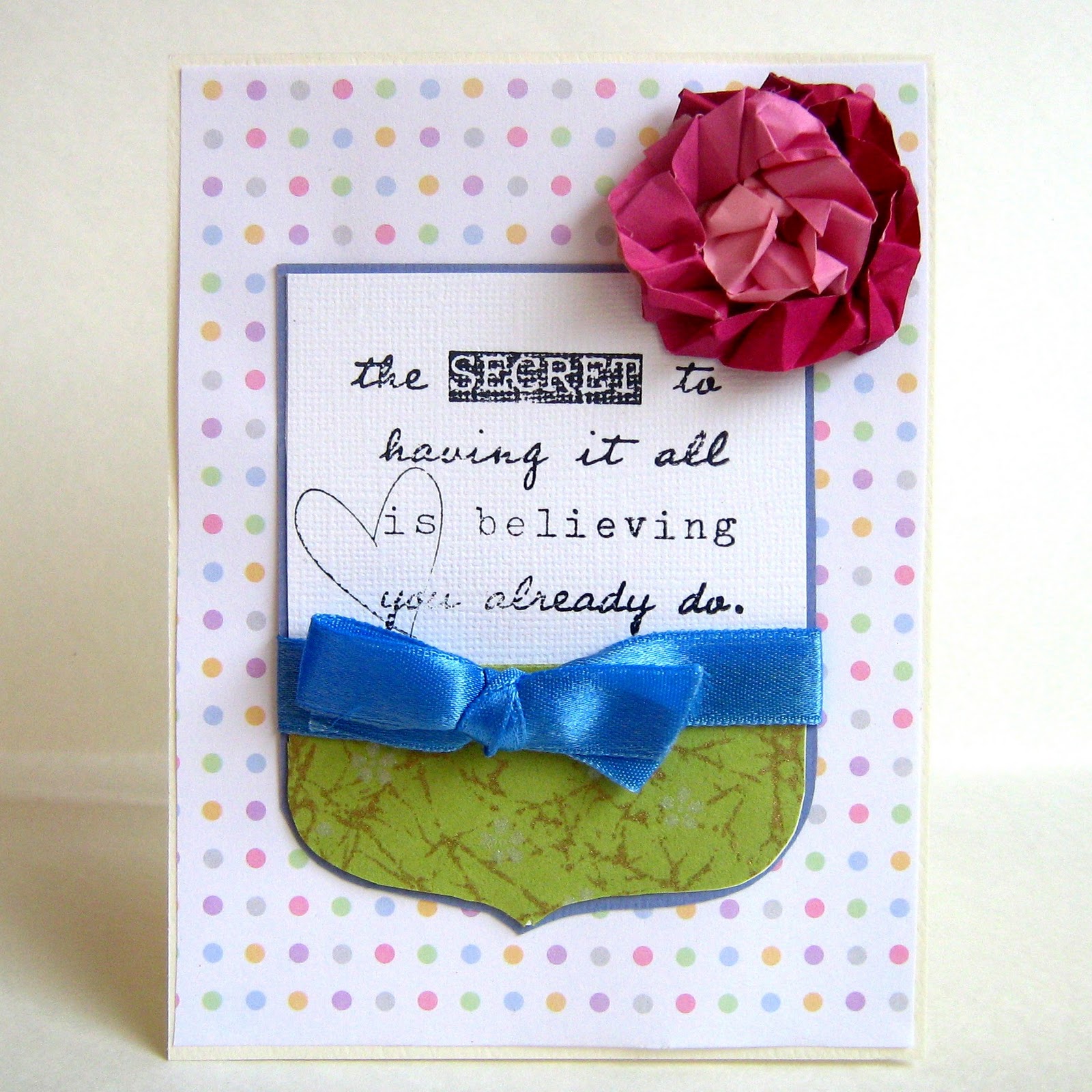 Inspire to create Handmade flower