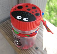 Recycled Ladybug Jar