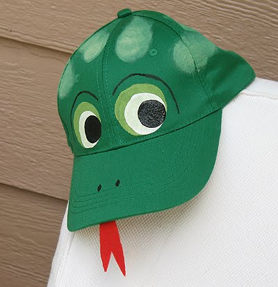 frog baseball hat crafts by amanda