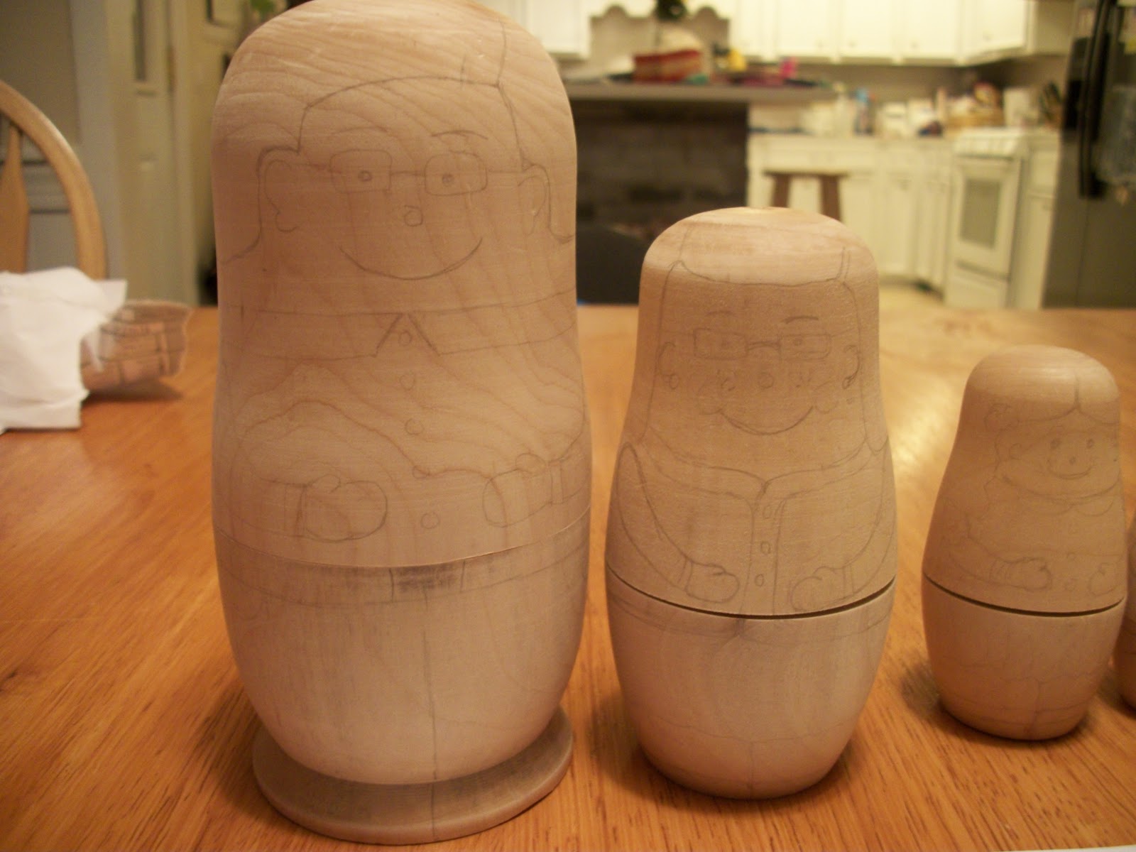 Froggy Flip Flops A nesting doll family
