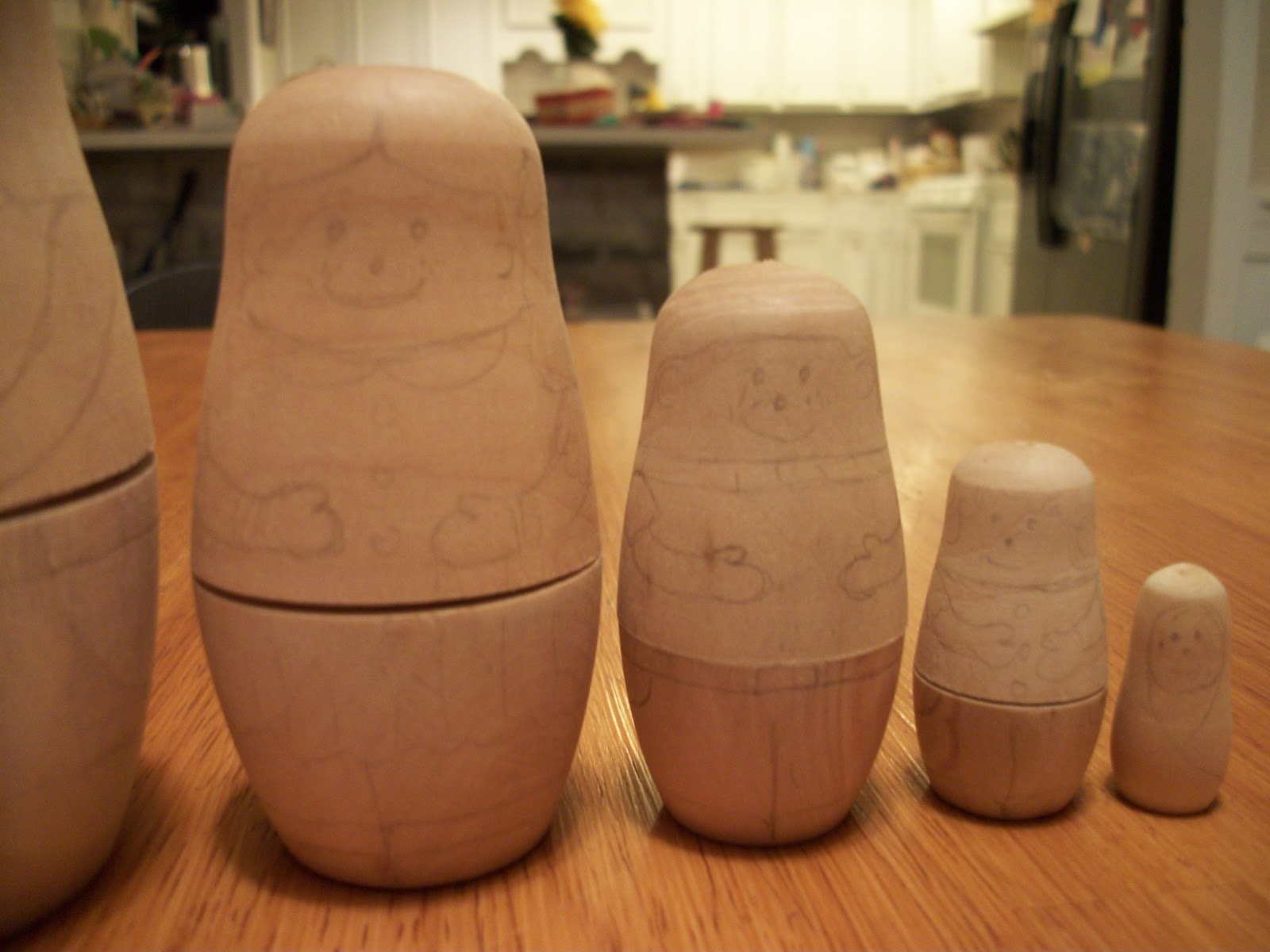 Froggy Flip Flops A nesting doll family