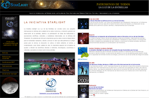 Sitio web StarLight