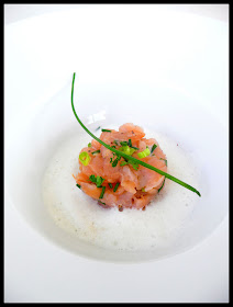 Squisitoo J 3 Champagne Tartare De Saumon Fume Et Fine Soupe