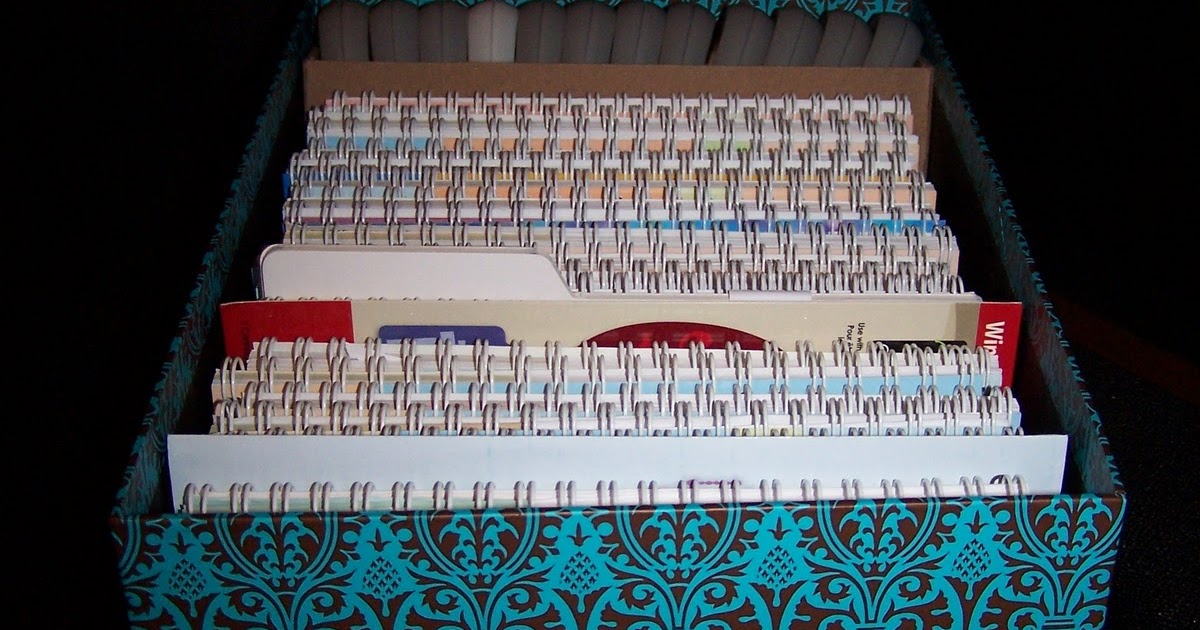 CRAFTY STORAGE Tracey's Cricut Cartridge storage idea