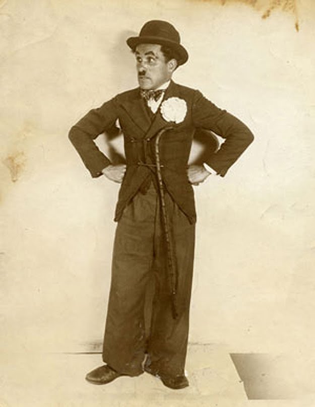 charlie chaplin hitler moustache. Charlie Chaplin during the