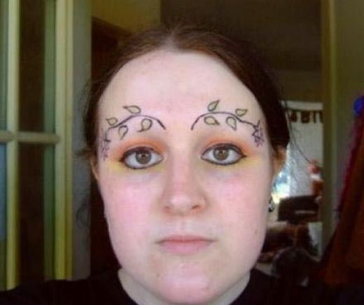 Tattoos on Eyebrows tattoo eyebrows. Tattoos on Eyebrows