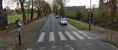 Okay, I know this is a recent picture, but at least it's the correct pedestrian crossing!