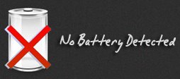 [no battery detected]