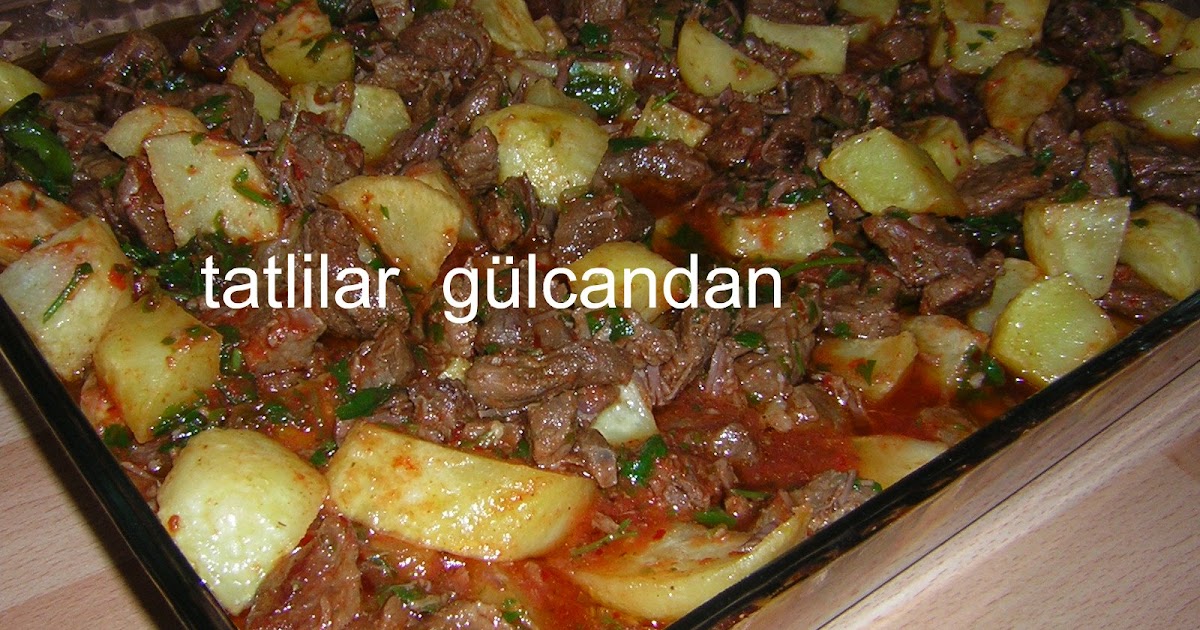 krep tarifi patatesli et yemegi