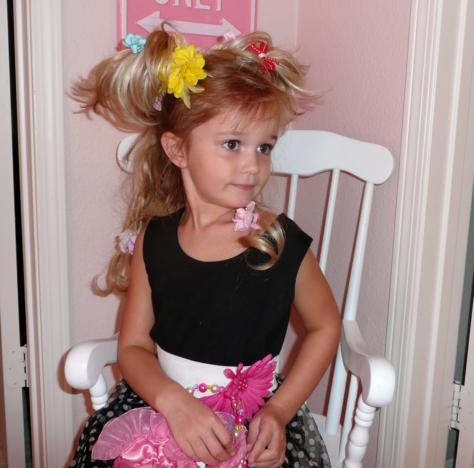 The Speers Crazy Hair Day at Preschool... Auntie Julia comes to the