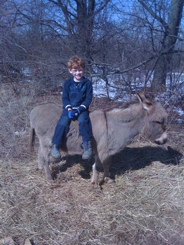 Cole and his donk, Pepe