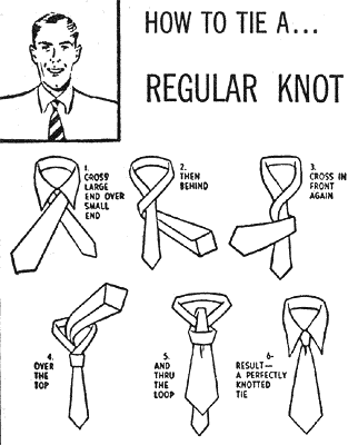 how to knot a tie