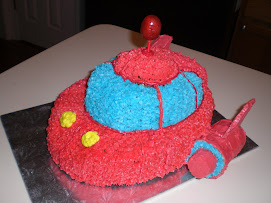 Ryan's 2nd birthday Rocket Cake