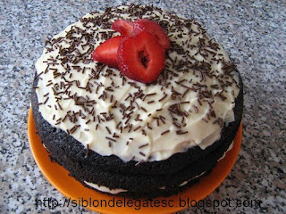 tort cu ciocolata si mascarpone