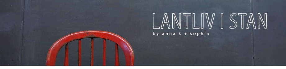 Lantliv i stan - en inredningsblogg
