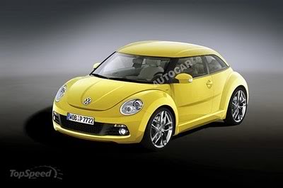 2012 yellow VW Beetle