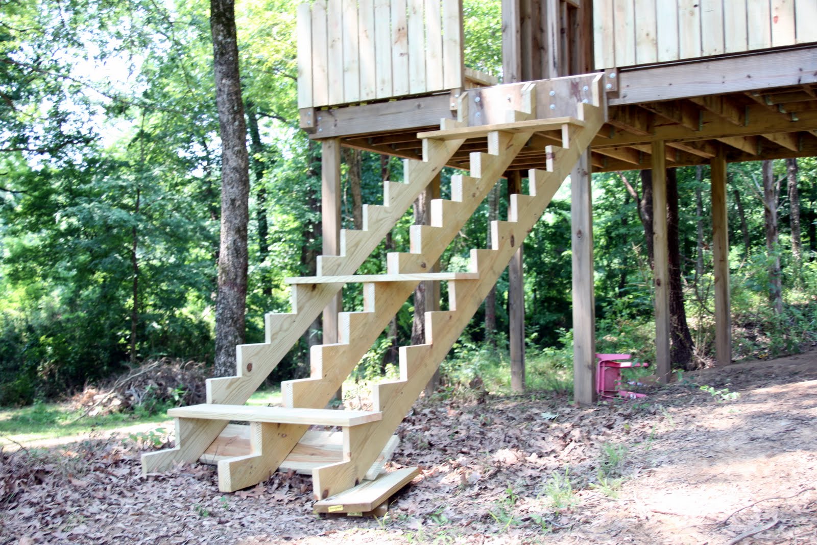 Jones Party Of Five Treehouse Stairs!