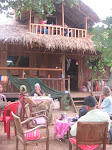 the restaurant's terrace on a sunny day