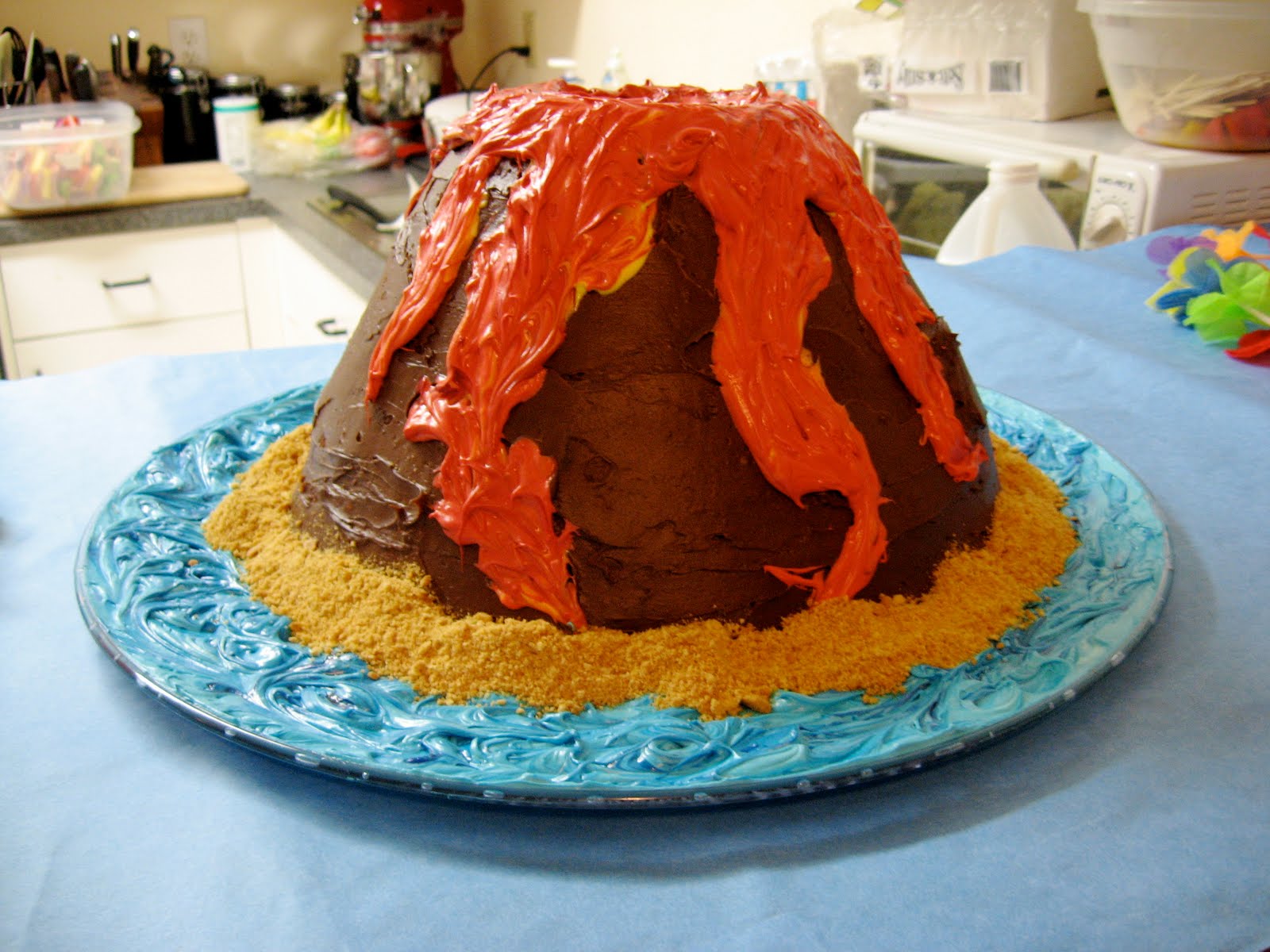 Sunrise to Sunset: volcano cake