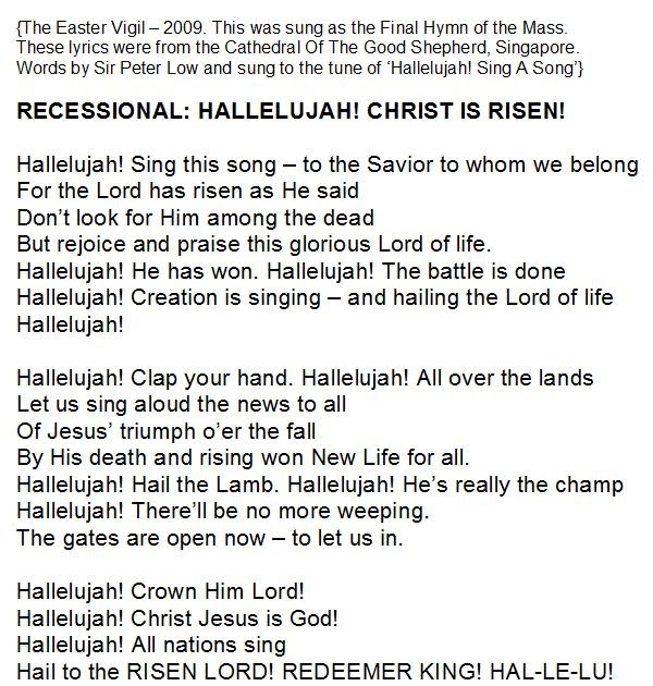 Welcome Hallelujah Christ Is Risen