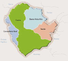 MAPA DE LA PROVINCIA DE CASMA