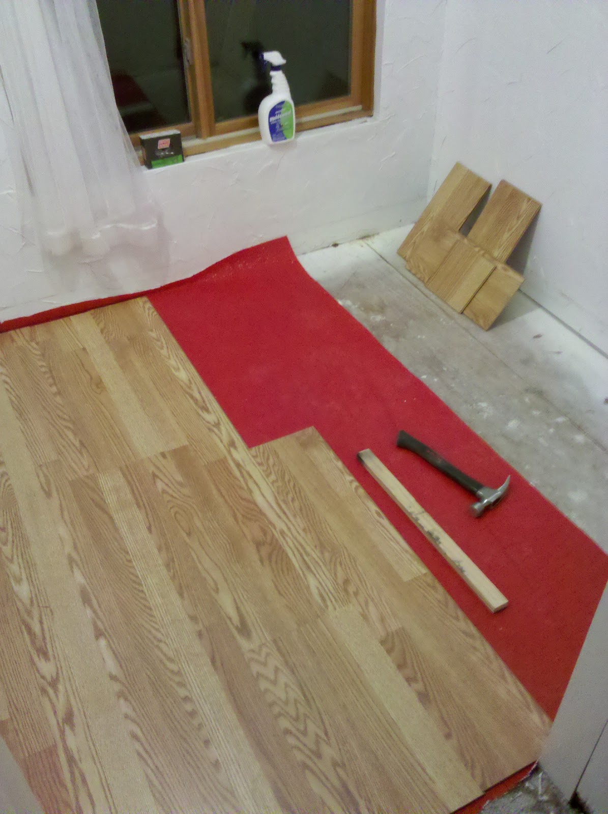 Hammers and High Heels Spare Room Flooring is Done! DIY Steps to