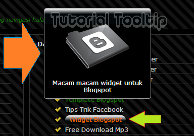 Cara membuat tooltip, tooltip, pernak pernik blogspot, free template, widget blogspot