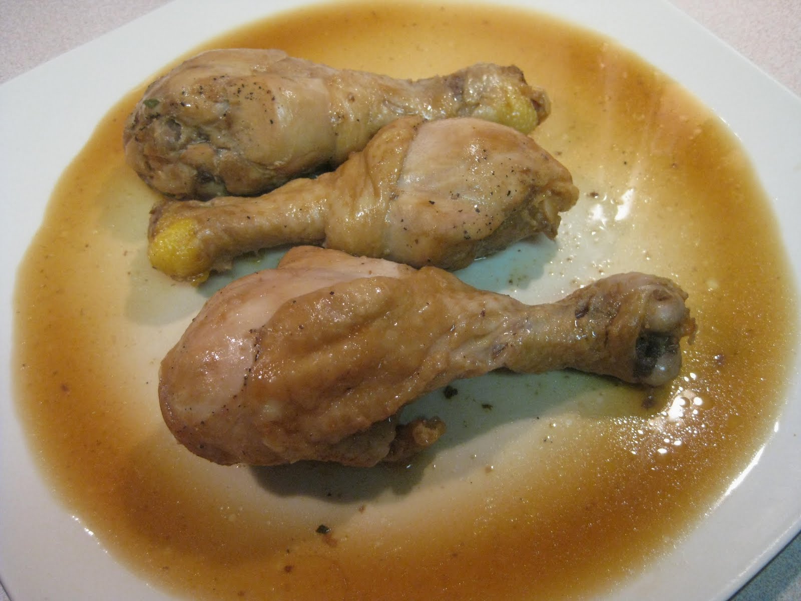 Andrea The Kitchen Witch Filipino Adobo drumsticks