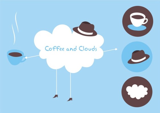 café, nuvens e mais alguma coisa