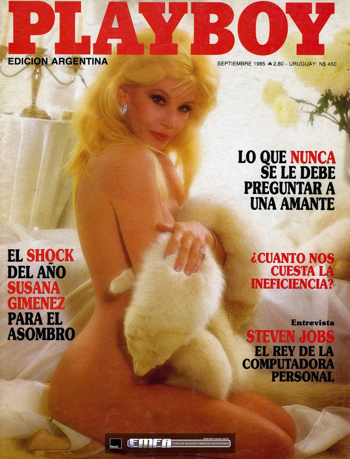 Susana Gimenez desnuda en Playboy