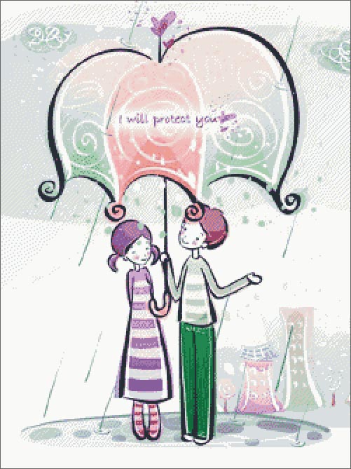 Daftar Pola Kristik Indonesia: Sweet Couple Photo