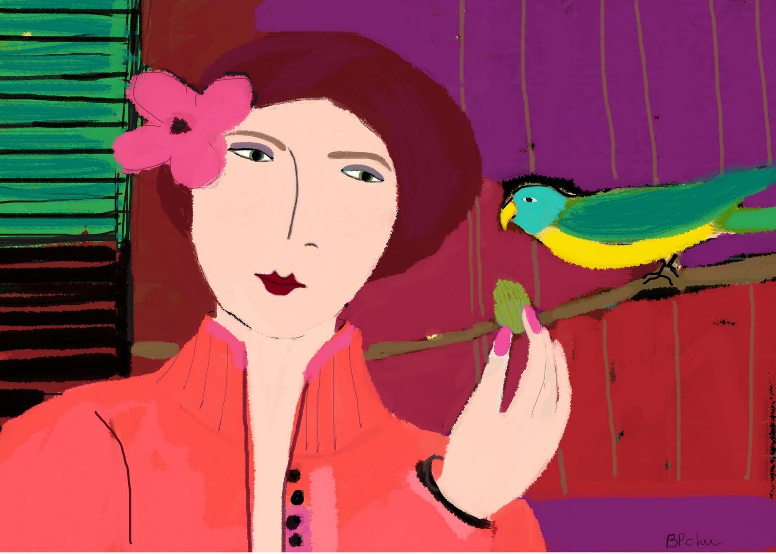 parrot lady