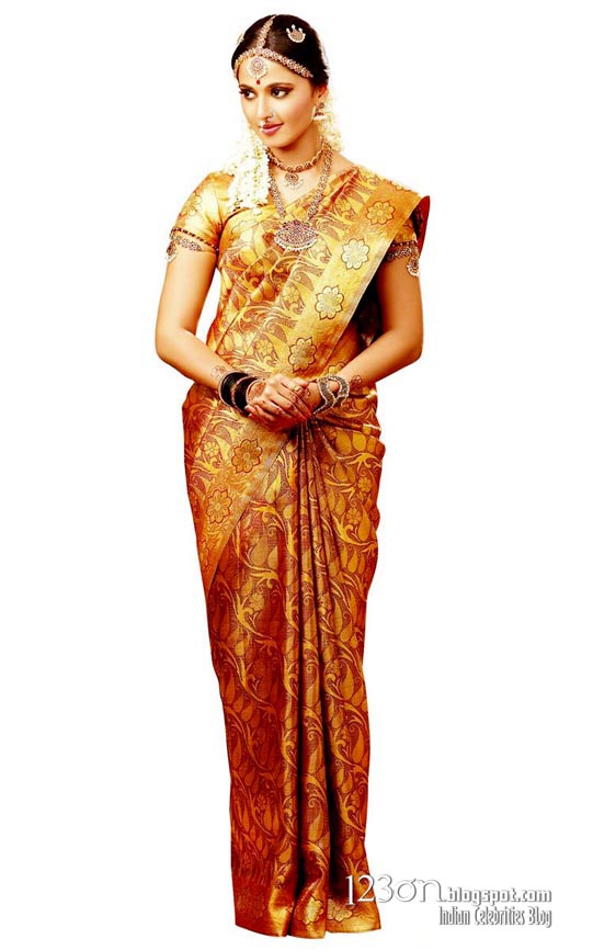 anushka chennai silks