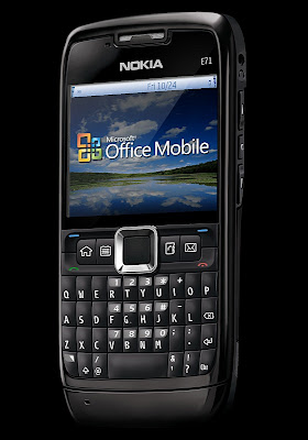 ภาพจำลอง โทรศัพท์เคลื่อนที่ Symbian ใช้ Microsoft Officrรุ่นMobile