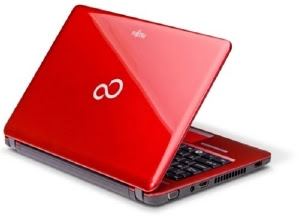 Lançamento: notebook Fujitsu vermelho Ferrari