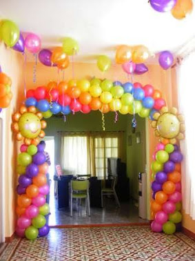 DECORACION CON GLOBOS