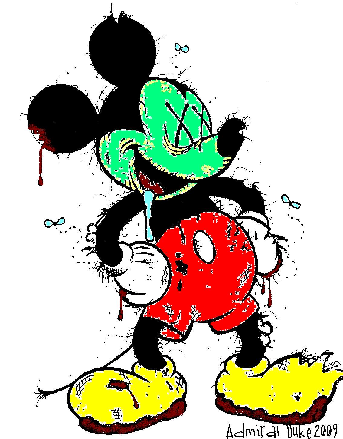 Fan Art Friday 11/27/09 Zombie Mickey.