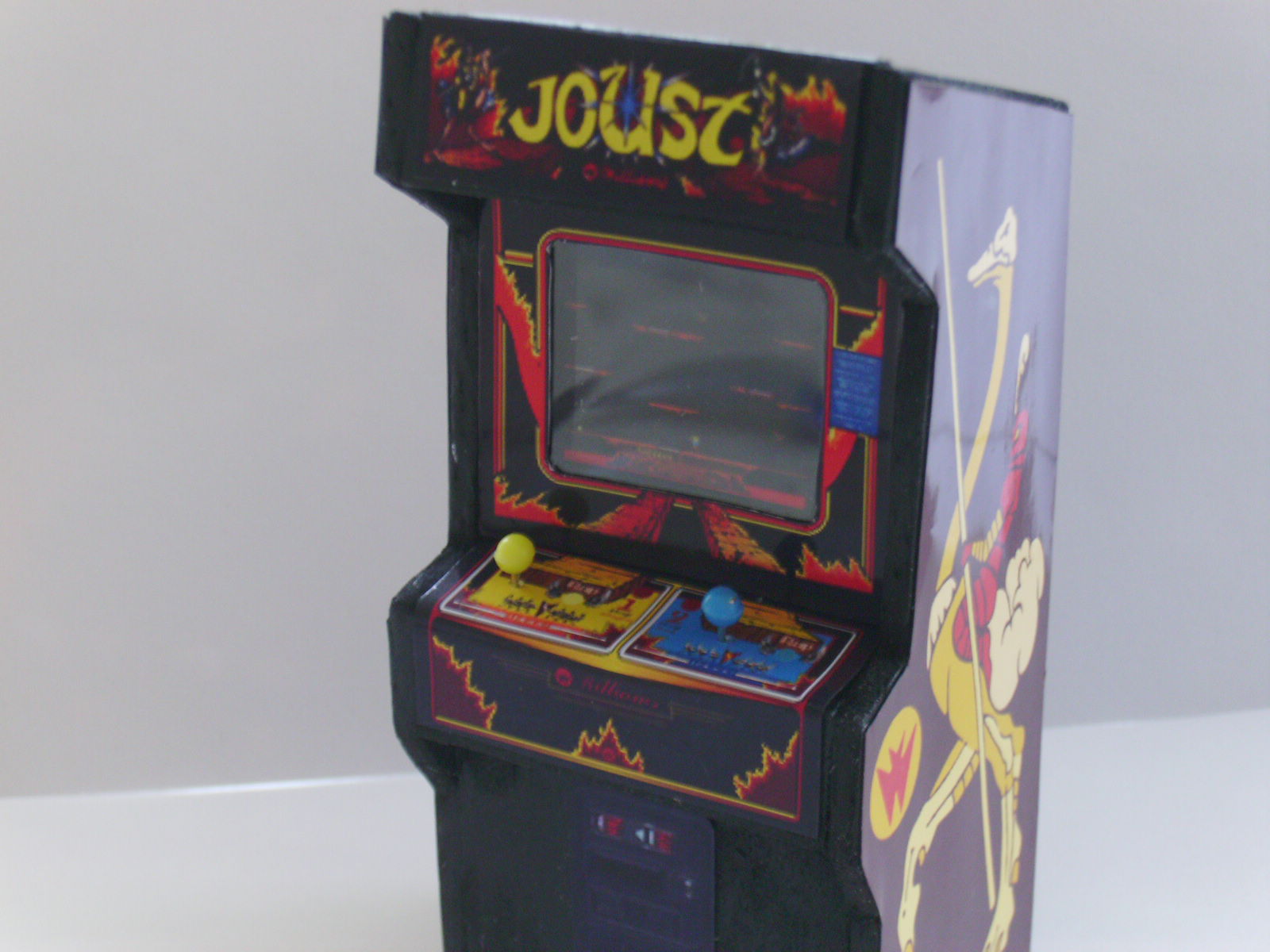 Retro Heart Joust Custom Scale Arcade Model