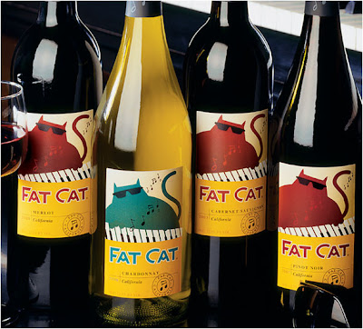 Cat Bottle Wine