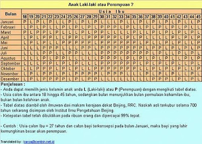 Curahan Hati Ku!: MERENCANAKAN KEHAMILAN DAN PREDIKSI ANAK LAKI-LAKI