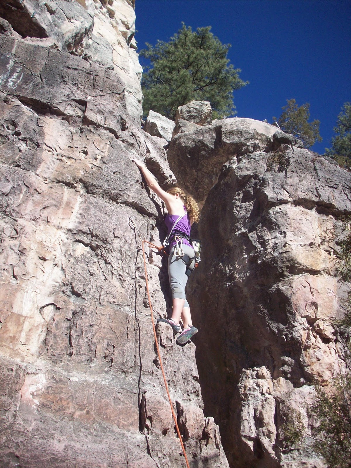 lucyhighlander Sedona Spike + Climbing in Flagstaff at The Pit