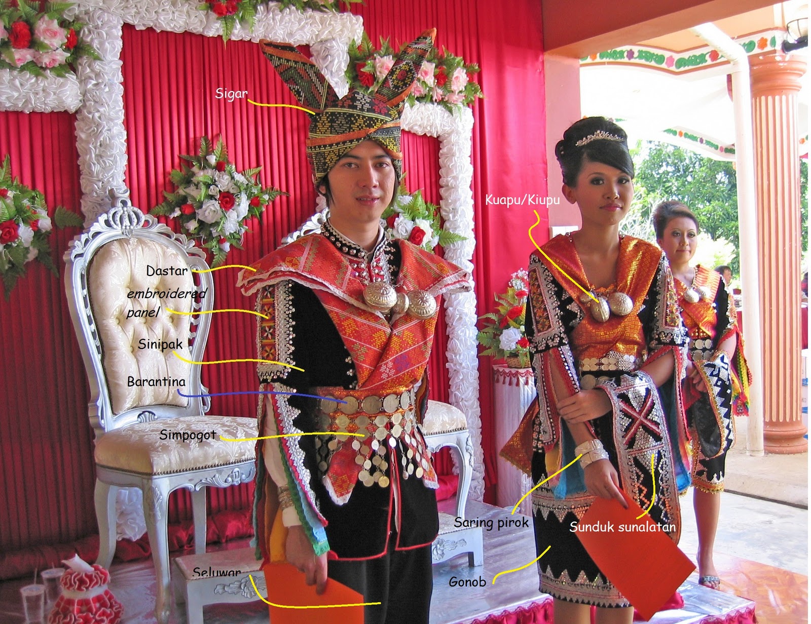 Tea With Tina: Who says Dusun weddings are black and white?